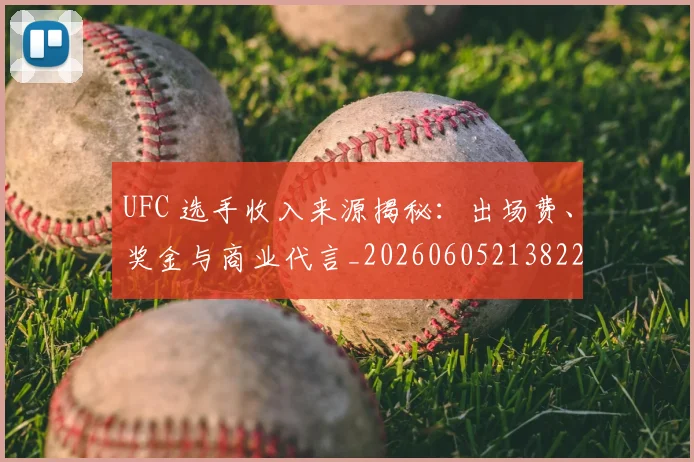 UFC 选手收入来源揭秘：出场费、奖金与商业代言_20260605213822